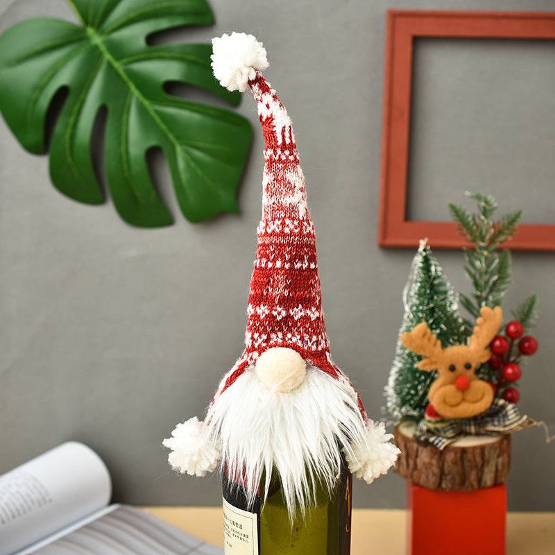 Festive Christmas Wine Bottle Covers – Adorable Holiday Bottle Bags for Perfect Gift Wrapping - All Inclusive Family Treasures