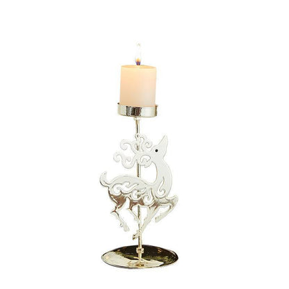 Elegant Christmas Star Wrought Iron Candlestick Holder – Festive Charm for Cozy Moments - All Inclusive Family Treasures