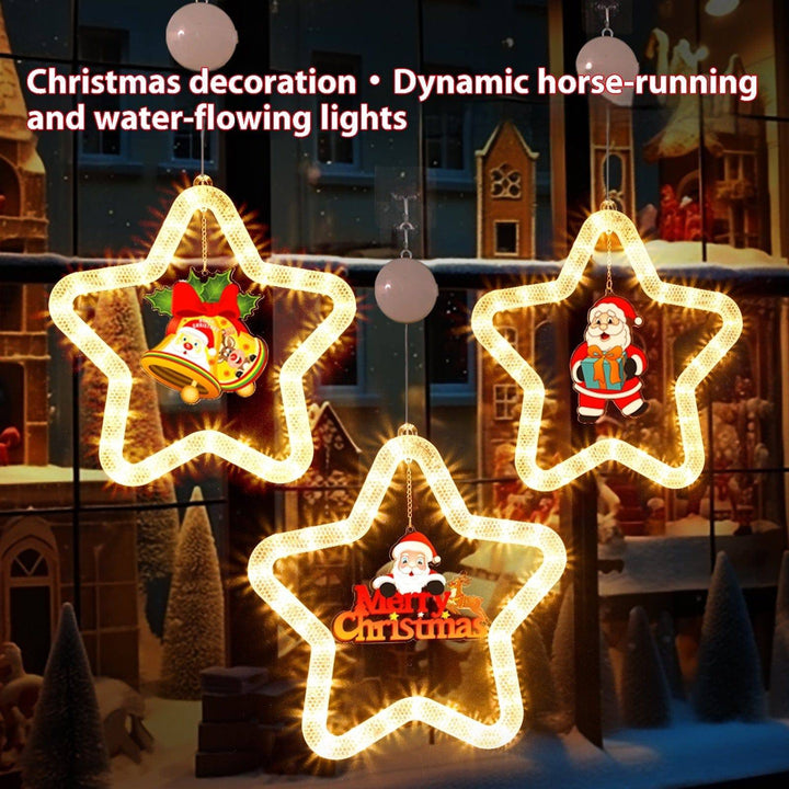 Sparkling LED Christmas Star Lights – Illuminate Your Windows and Doors This Holiday Season - All Inclusive Family Treasures