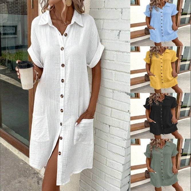 Effortless Style: The Ultimate Summer Shirt Dress - All Inclusive Family Treasures