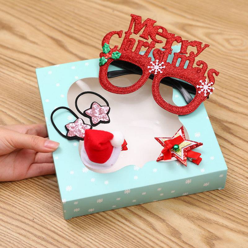 Holiday Cheer Hairpin & Glasses Set – Festive Accessories for Christmas Fun - All Inclusive Family Treasures