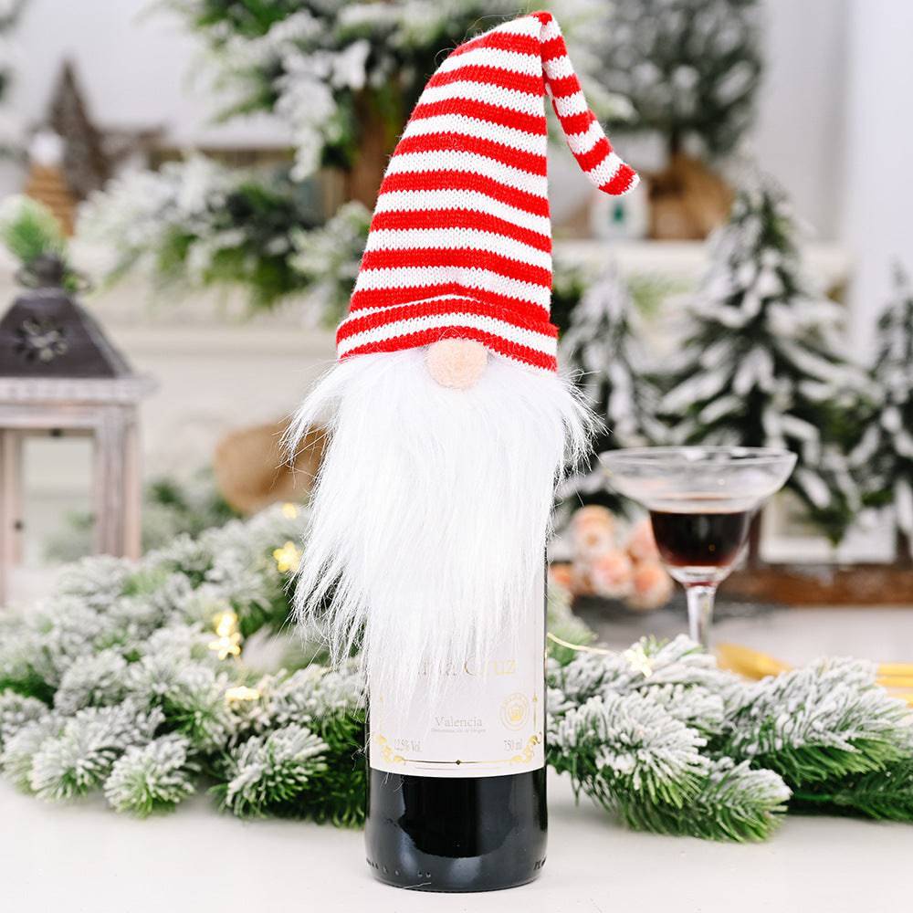 Festive Christmas Wine Bottle Covers – Adorable Holiday Bottle Bags for Perfect Gift Wrapping - All Inclusive Family Treasures