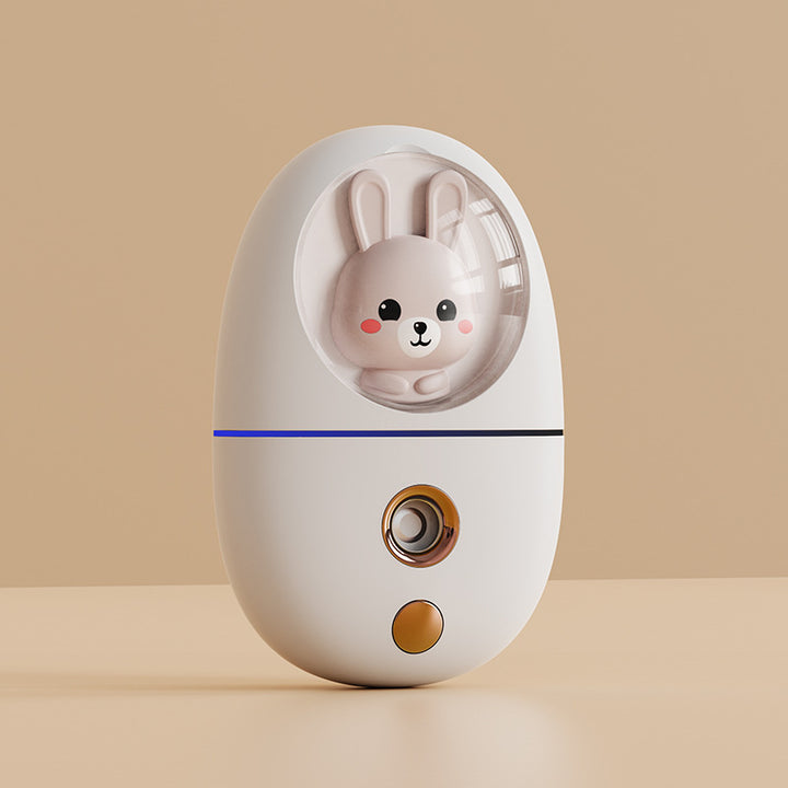 Cute & Compact – Handheld Cold Spray Beauty Humidifier