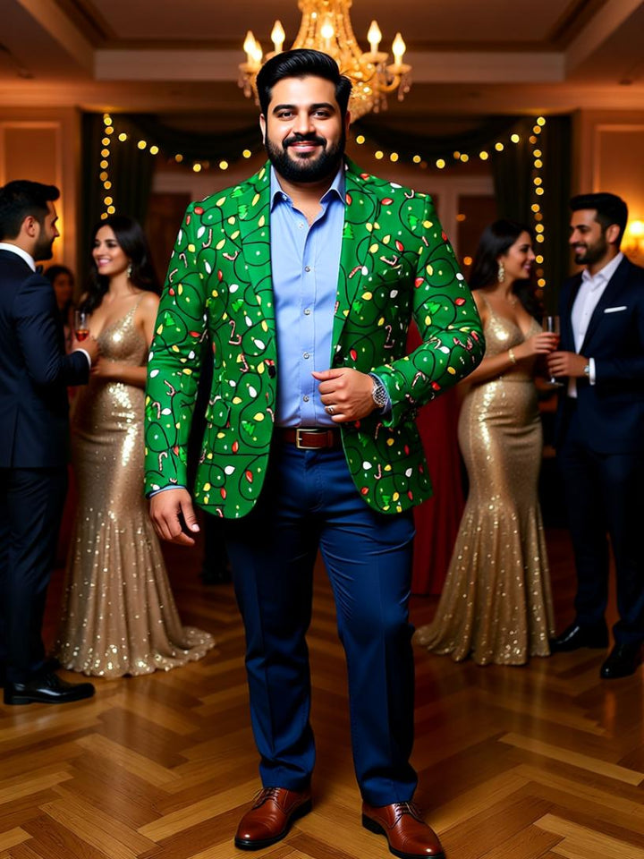 Santa Claus Christmas Coat - Festive Holiday Costume Suit for Celebrations