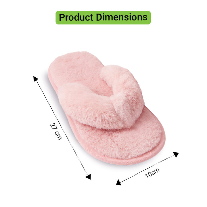 Step Into Luxury with Plush Flip-Flop Slippers!