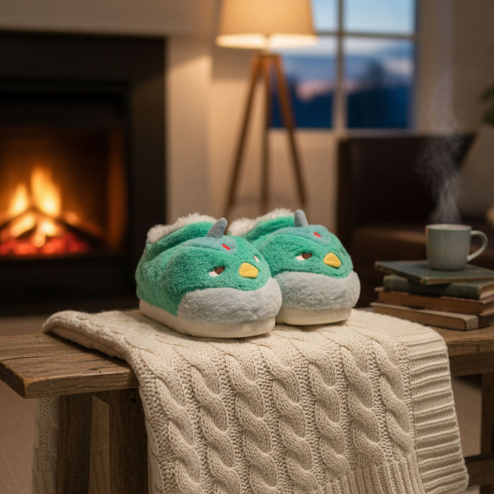 Cozy Plush Bird Slippers – Cute, Warm & Ultra-Comfy