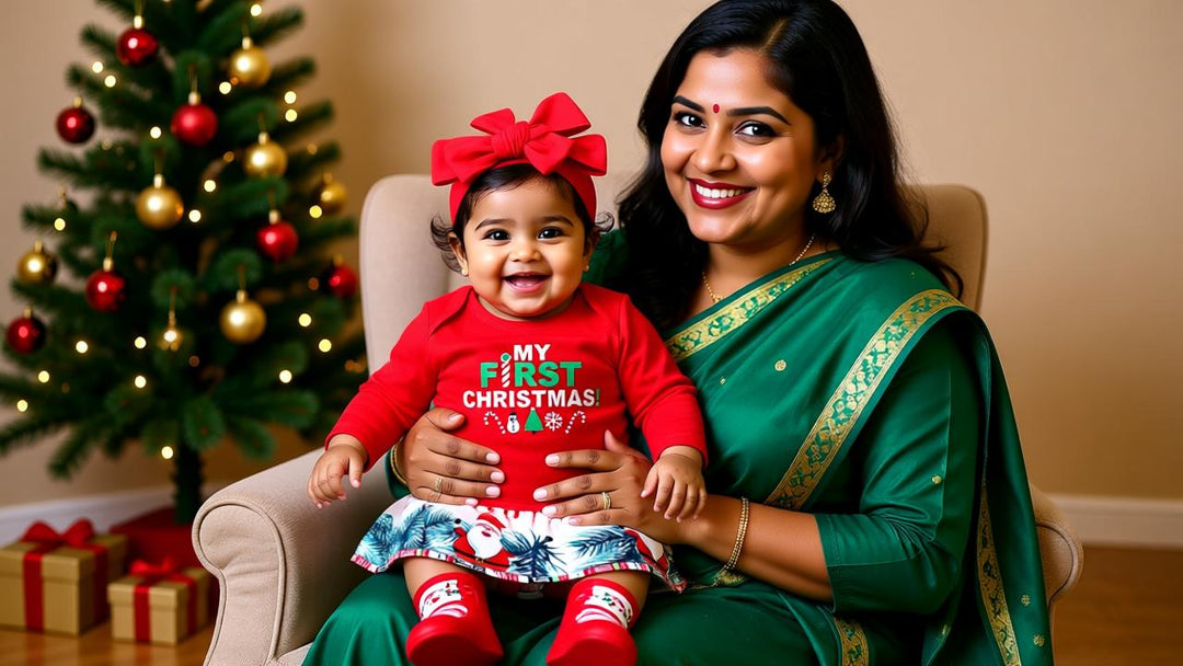 My First Christmas - Christmas Tree Snowman Skirt