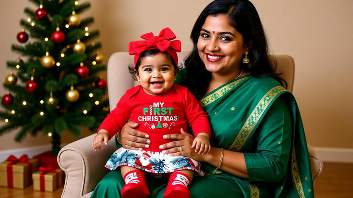 My First Christmas - Christmas Tree Snowman Skirt