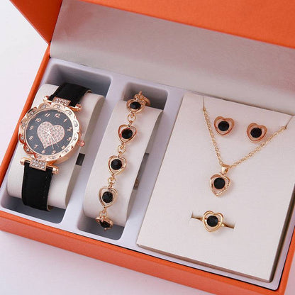 High-End Minimalist Quartz Watch Set – Effortless Elegance for Every Occasion - All Inclusive Family Treasures