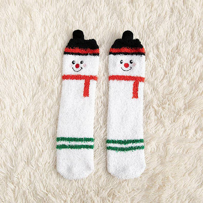 Adorable Christmas Fleece Socks for Kids – Cozy Santa, Snowman & Reindeer Designs! - All Inclusive Family Treasures