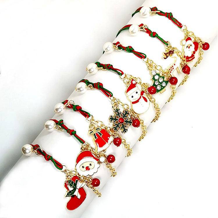 Christmas Charm Bracelet – Snowman, Santa, Tree & More Festive Charms - All Inclusive Family Treasures