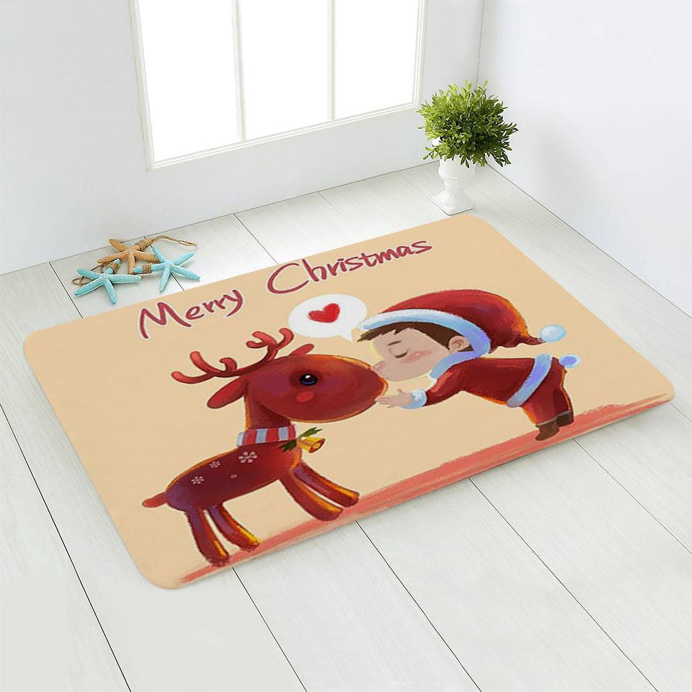 Festive Santa & Snowman Floor Mats – Cozy Christmas Decor for Your Home - All Inclusive Family Treasures