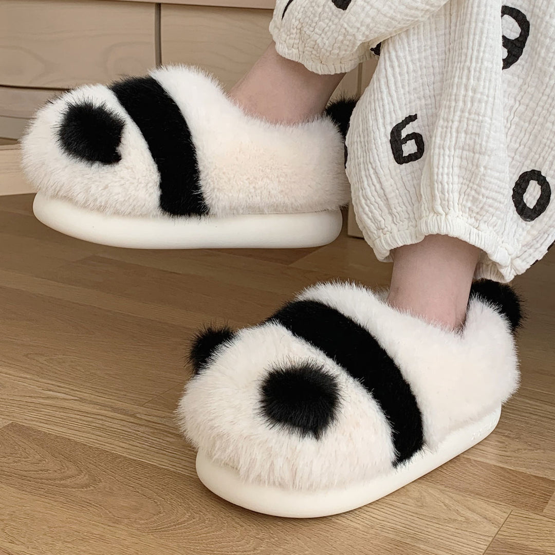 Snug & Cuddle Panda Plush Slippers