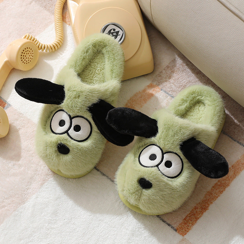 Cozy Pup Plush Slippers – Cute & Comfy Winter Warmth