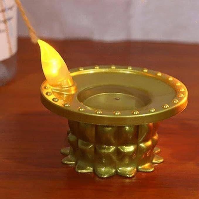 Water Pouring Diya LED Light – Mesmerizing Festive Décor - All Inclusive Family Treasures