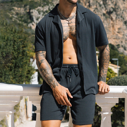 Effortless Summer Style – The Ultimate Two-Piece Set for Men