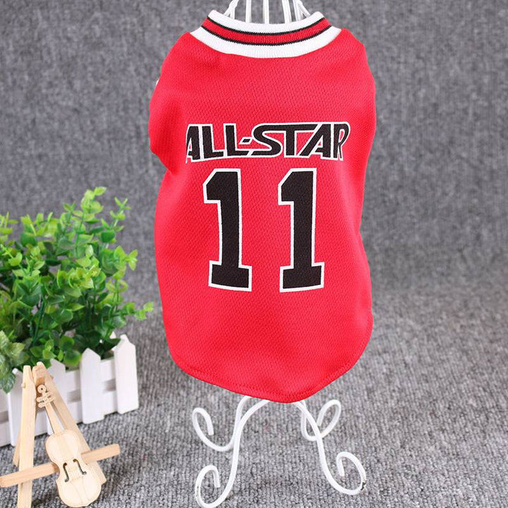 All-Star Pet Jersey – Sporty Dog Vest for World Cup and All-Star Fans! - All Inclusive Family Treasures