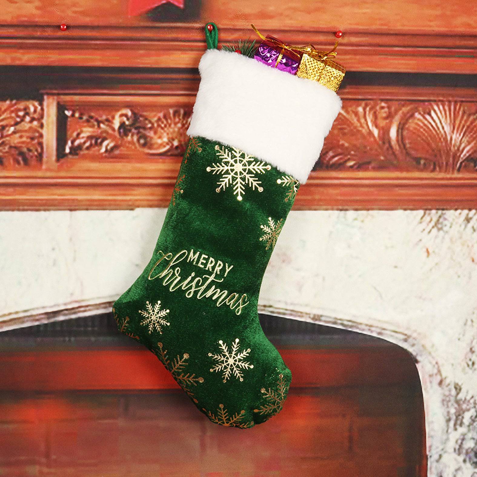 Christmas Decorative Stockings with Embroidery for Candy and Gifts - All Inclusive Family Treasures