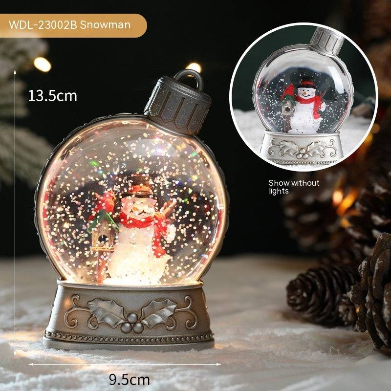 Luminous Christmas LED Snow Globe – Festive Holiday Scene Collection - All Inclusive Family Treasures