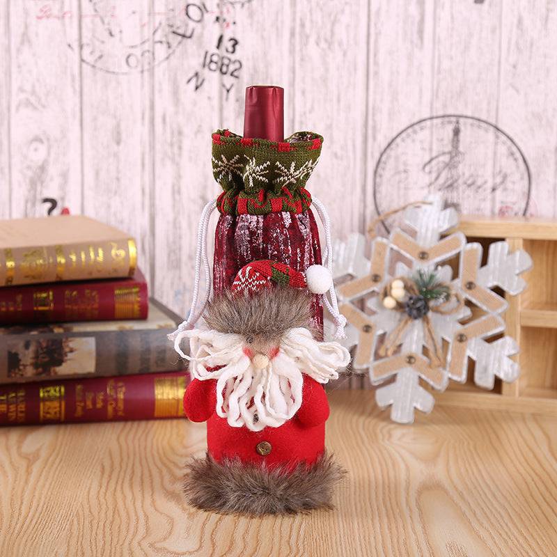 Festive Christmas Wine Bottle Covers – Adorable Holiday Bottle Bags for Perfect Gift Wrapping - All Inclusive Family Treasures