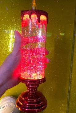 Enchanting Color-Changing LED Glitter Candle – Rechargeable & Waterproof Home Decor - All Inclusive Family Treasures