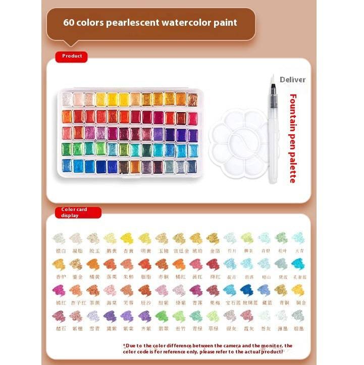 Pearlescent Solid Watercolors: Add Sparkle to Your Artistic Creations! - All Inclusive Family Treasures