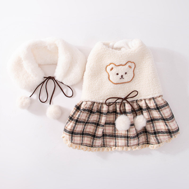 Charming Bear-Inspired Puppy Dress - All Inclusive Family Treasures