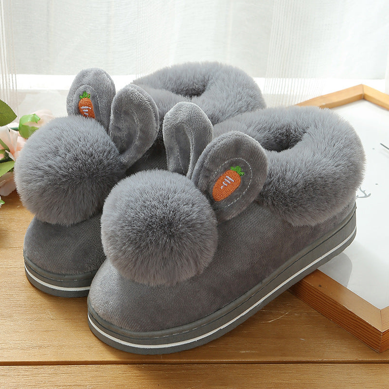 Hop Into Cozy Comfort with Bunny Plush Slippers! - All Inclusive Family Treasures