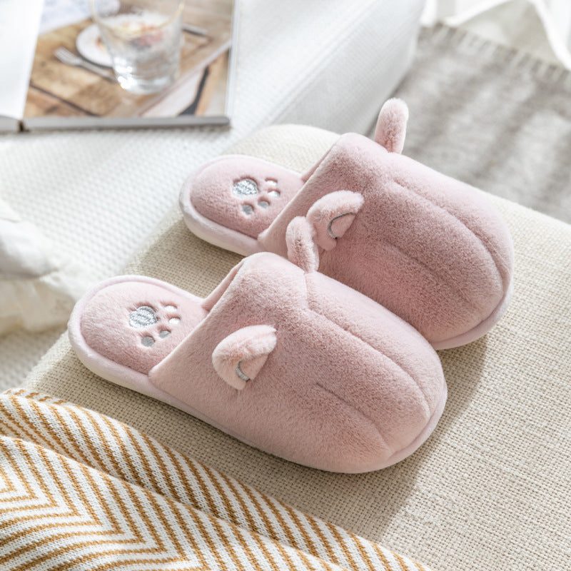 Adorable Paw Plush Slippers – Cozy Comfort for the Whole Family! - All Inclusive Family Treasures