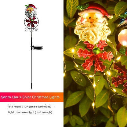 Solar Christmas Garden Lights – Festive LED Snowman, Santa, Reindeer & Penguin Yard Stakes! - All Inclusive Family Treasures