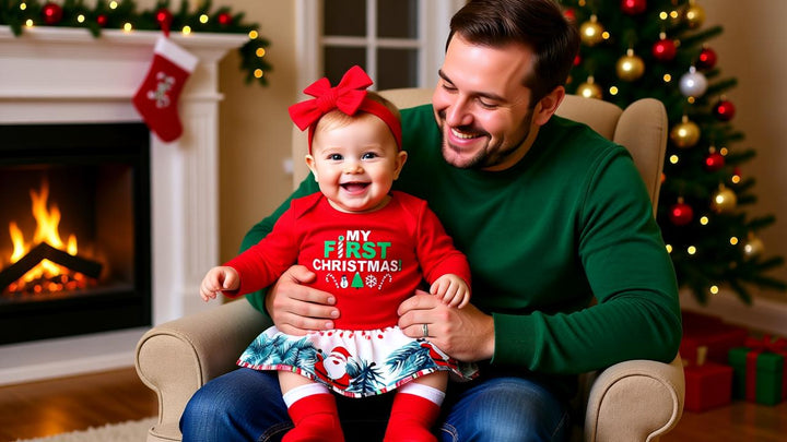 My First Christmas - Christmas Tree Snowman Skirt