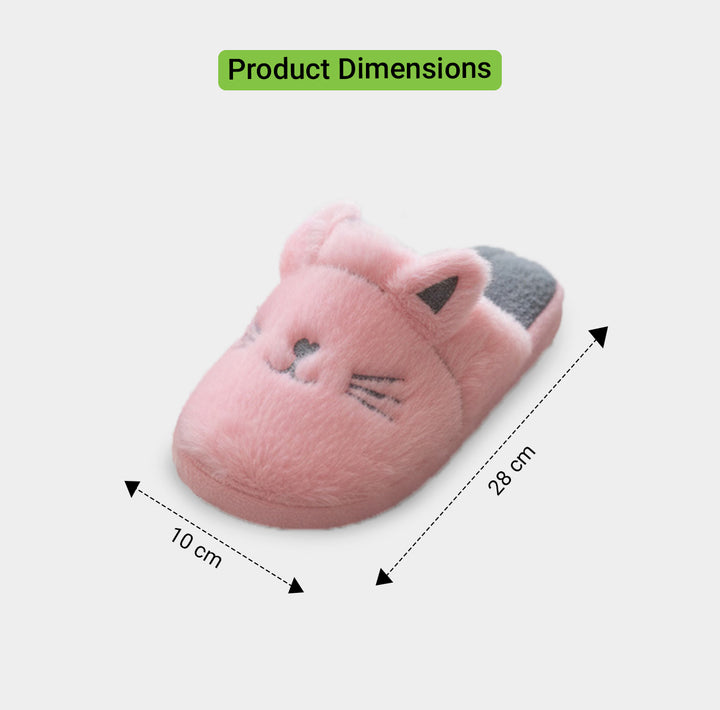Purr-fectly Cozy: Cat-Themed Soft Bottom Slippers!