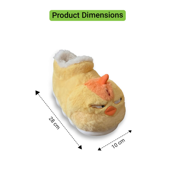 Cozy Plush Bird Slippers – Cute, Warm & Ultra-Comfy