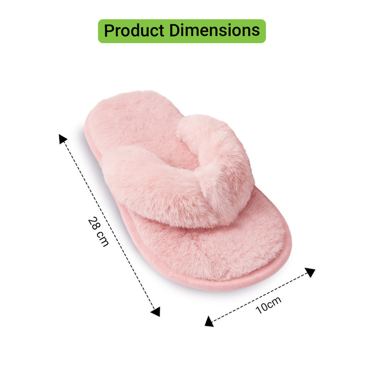 Step Into Luxury with Plush Flip-Flop Slippers!