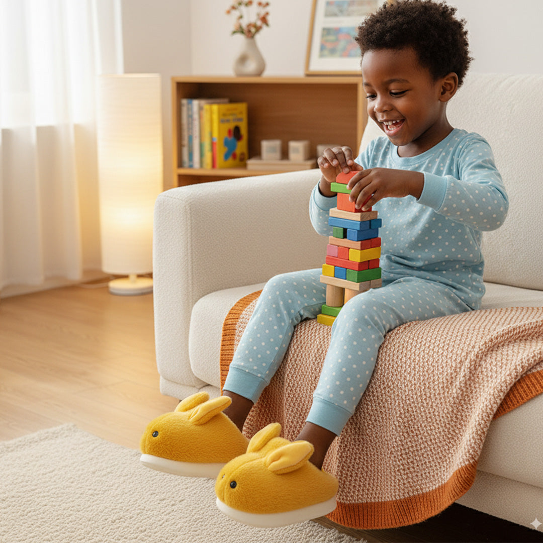 Bunny Snuggle Steps – Cozy Slippers for Little Feet