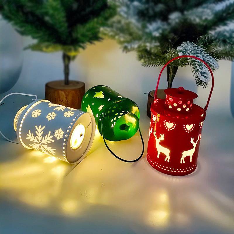 LED Christmas Lantern Set – Nordic Style Decorative Holiday Lights - All Inclusive Family Treasures