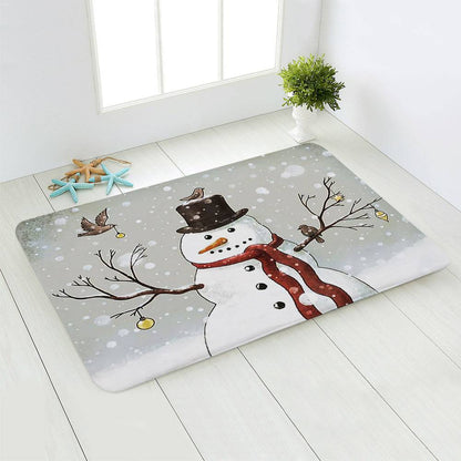 Festive Santa & Snowman Floor Mats – Cozy Christmas Decor for Your Home - All Inclusive Family Treasures