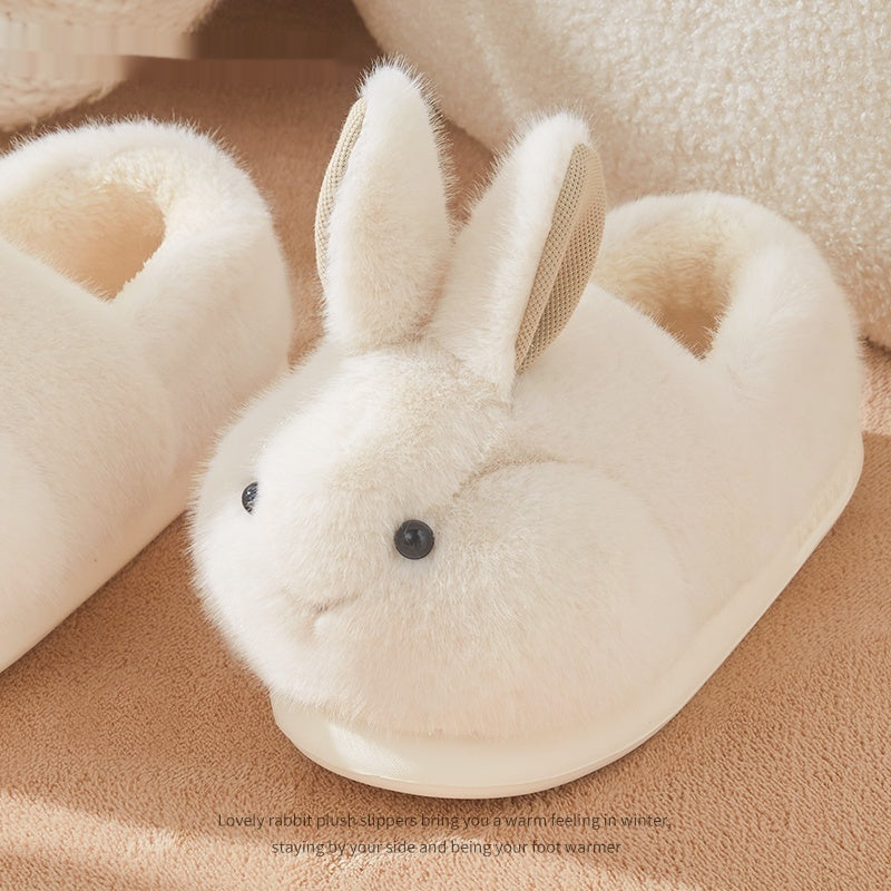 Hop Into Ultimate Comfort with These Adorable Rabbit Plush Slippers! - All Inclusive Family Treasures