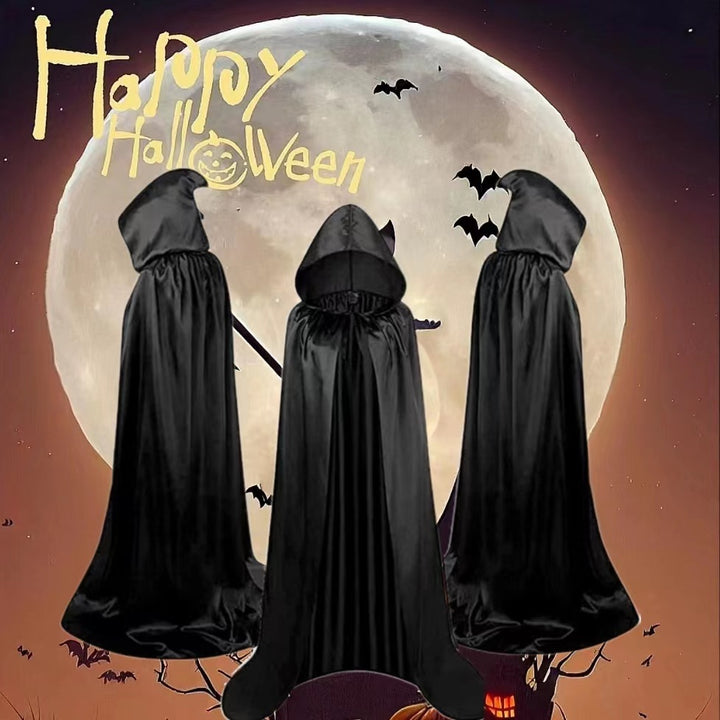 Wickedly Wonderful: Halloween Wizard Cloak with Hood