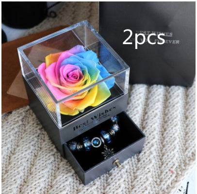 Eternal Rose Jewelry Box – A Timeless Gift of Love and Elegance - All Inclusive Family Treasures