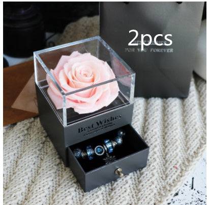 Eternal Rose Jewelry Box – A Timeless Gift of Love and Elegance - All Inclusive Family Treasures