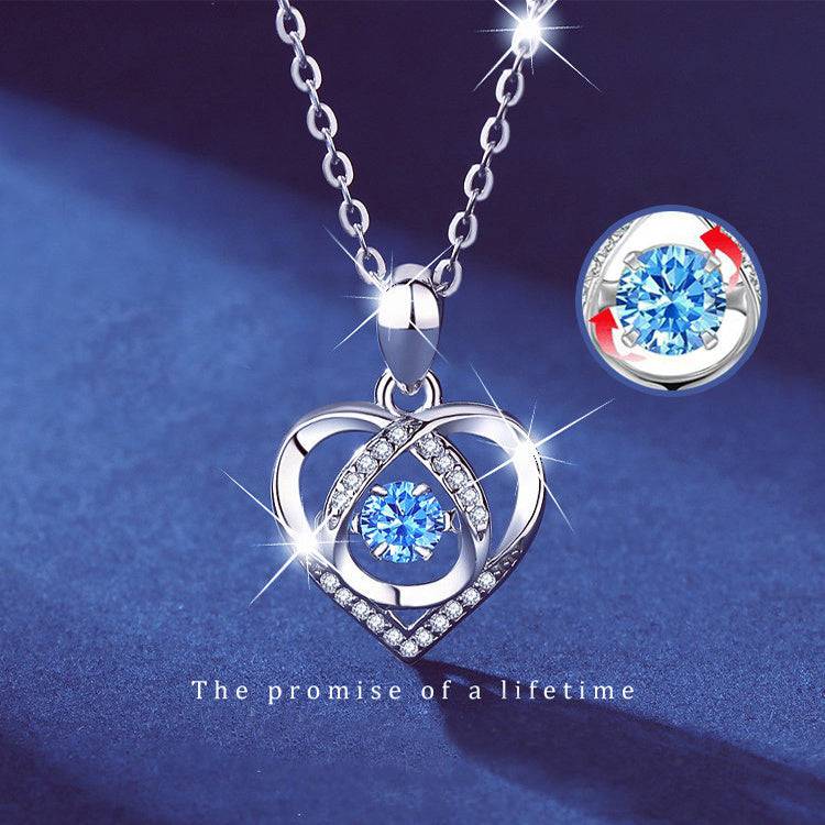 Beating Heart Necklace – Luxury Rhinestone Jewelry - All Inclusive Family Treasures