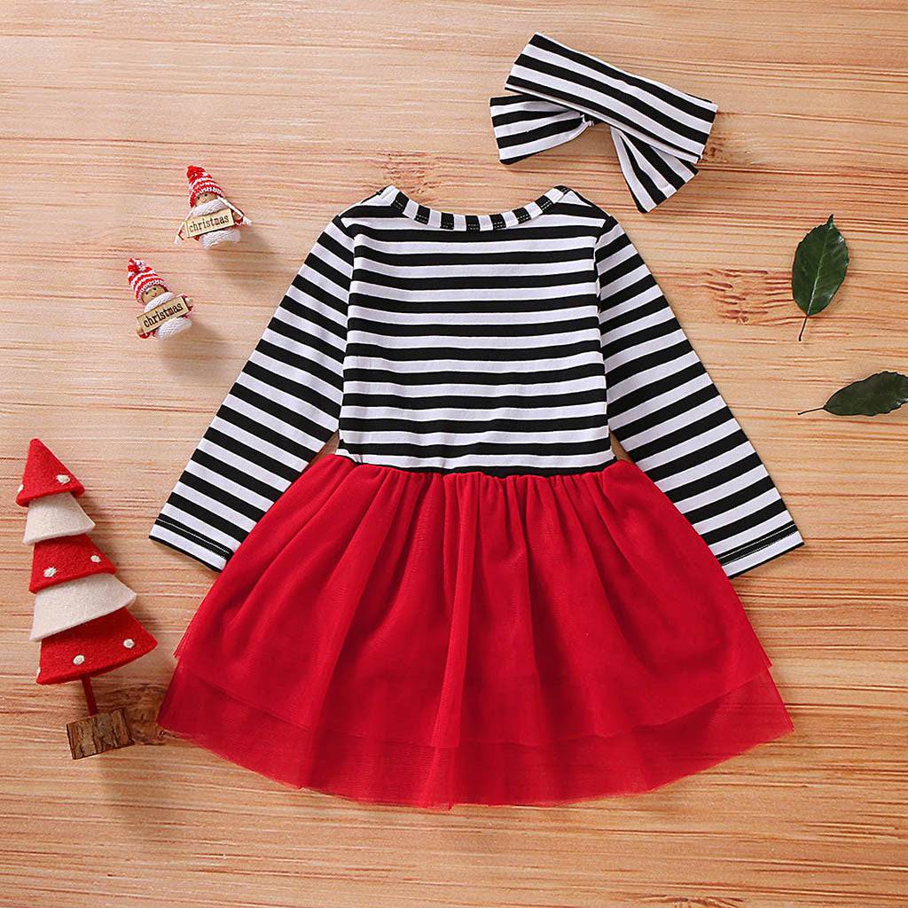 Adorable Santa Claus Striped Dress with Bow - Perfect for Holiday Fun! - All Inclusive Family Treasures