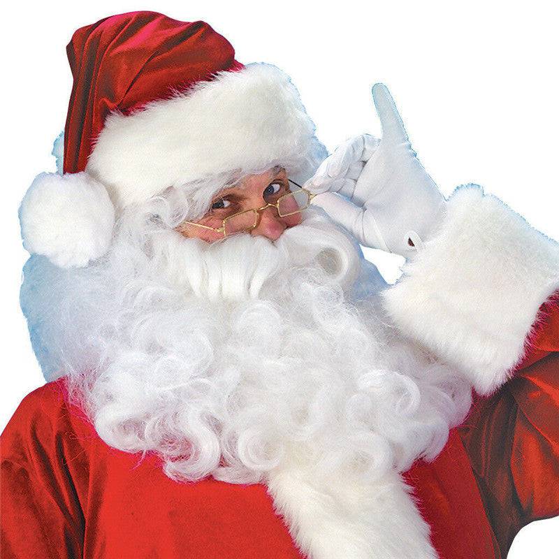 Deluxe Santa Claus Costume – Bring the Magic of Christmas to Life! - All Inclusive Family Treasures