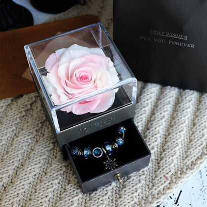 Eternal Rose Jewelry Box – A Timeless Gift of Love and Elegance - All Inclusive Family Treasures