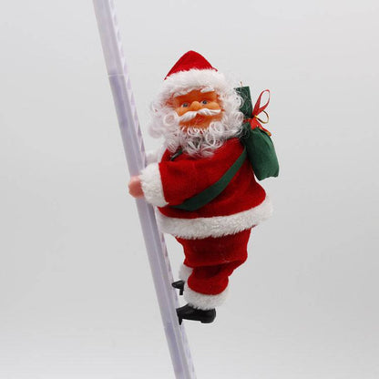 Magical Electric Santa Claus Climbing Ladder – Bring Holiday Cheer to Your Home! - All Inclusive Family Treasures