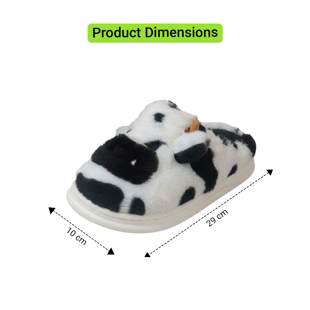 Moo-ve Into Comfort with Cozy Cow Slippers!
