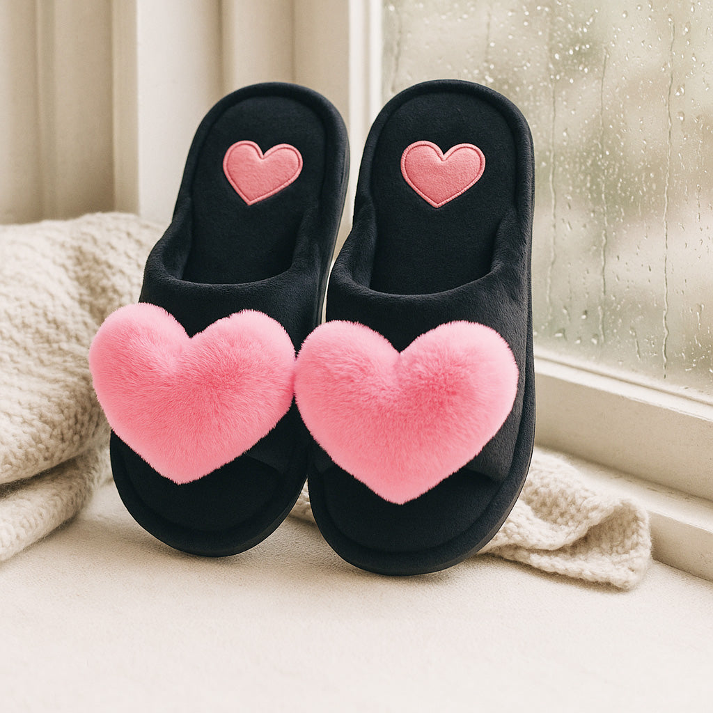 Fall in Love with Every Step: Cute Love Slippers