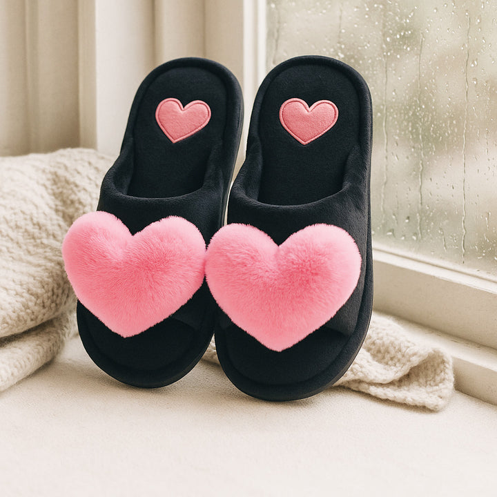 Fall in Love with Every Step: Cute Love Slippers