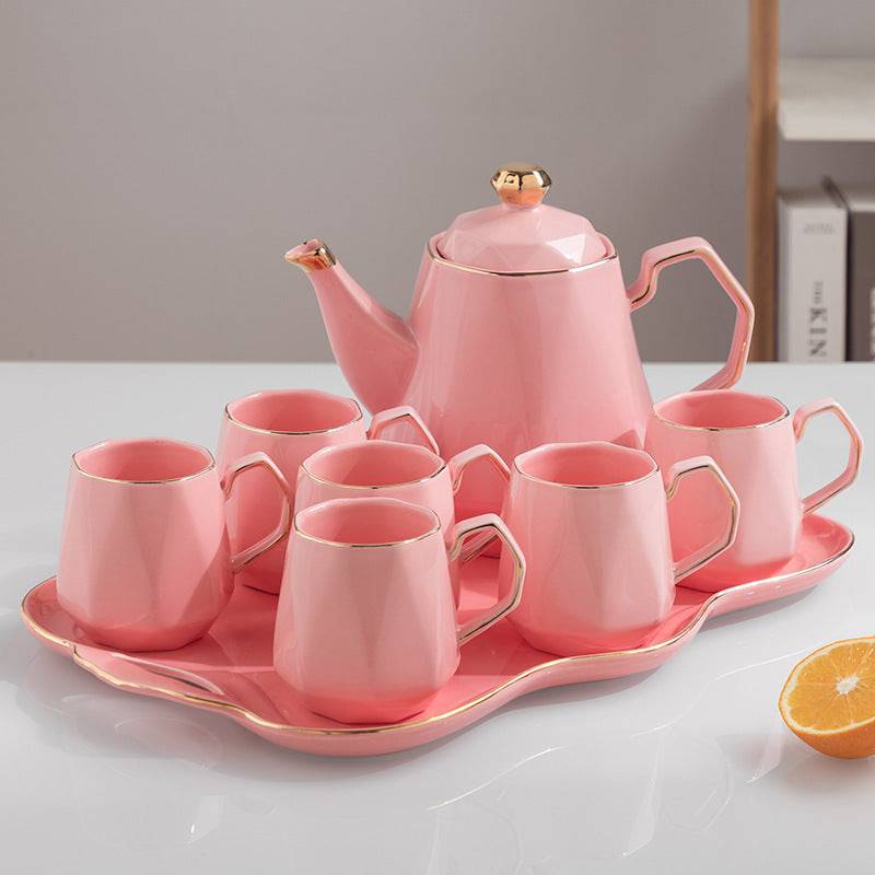 Luxury - Elegant Ceramic Tea & Coffee Set – Perfect for Weddings, Living Room Décor & Festive Gatherings - All Inclusive Family Treasures